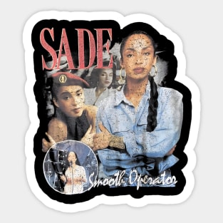 Sade Adu Smooth Operator Vintage Sticker